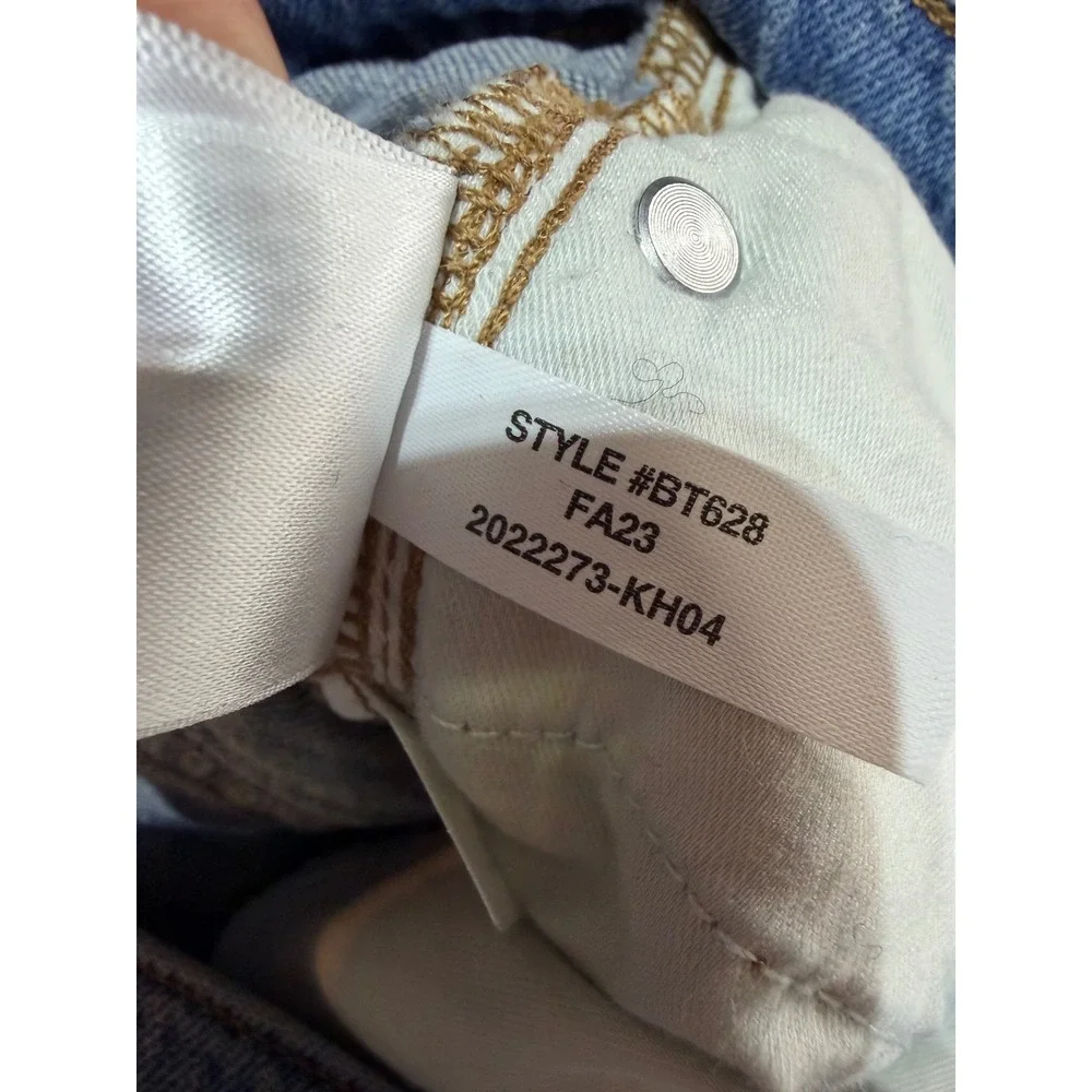 J.Crew Mid-Rise 90s Classic Straight Jeans Womens 31 Blue Pheasant Wash Retro - Picture 12 of 13